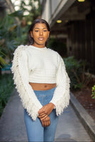 Fluff cropped sweater